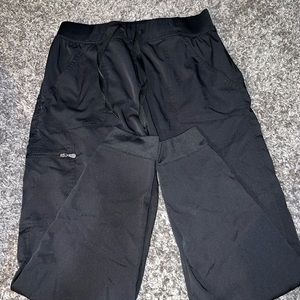 Black scrub pants